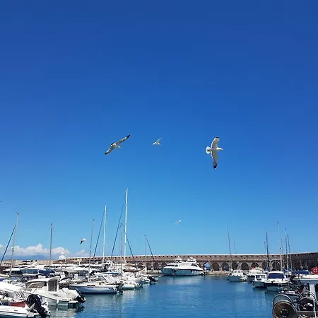 Le Toit Antibois - Vue Port - Vieil Apartamento *